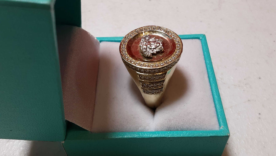 Men's Ring - Yellow Gold 14k (.585) 7.2 grams Size 12