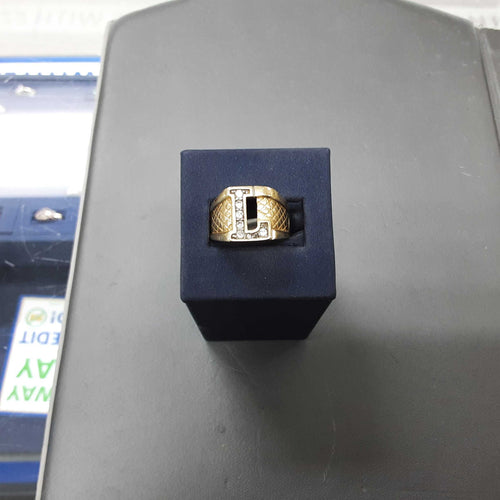 Men's Ring - Yellow Gold 14k (.585) 8.1 grams Size 20