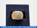 Men's Diamond Ring - Yellow Gold 10k Size 7