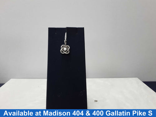 Diamond Pendant - White Gold 14k (.585) 3.3 grams