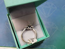 Ring - Channel Set - White Gold 14k (.585) 6.3 grams Size 10