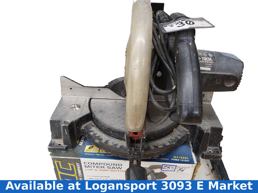 Pro Tech 7207 Black Corded Miter Saw