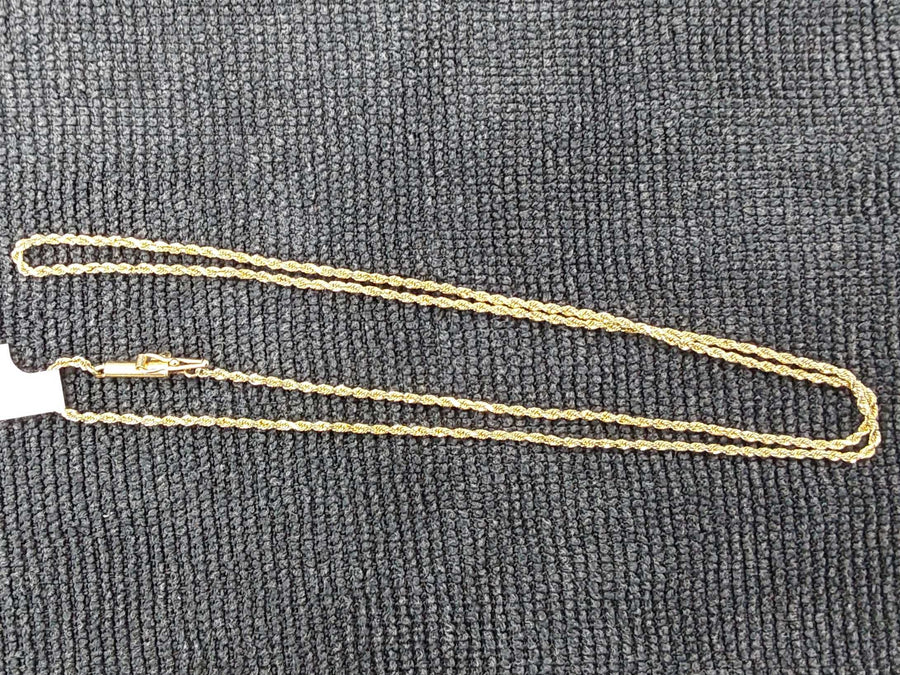 Rope Chain - Yellow Gold 10k (.417) 2.6 grams 10 inch