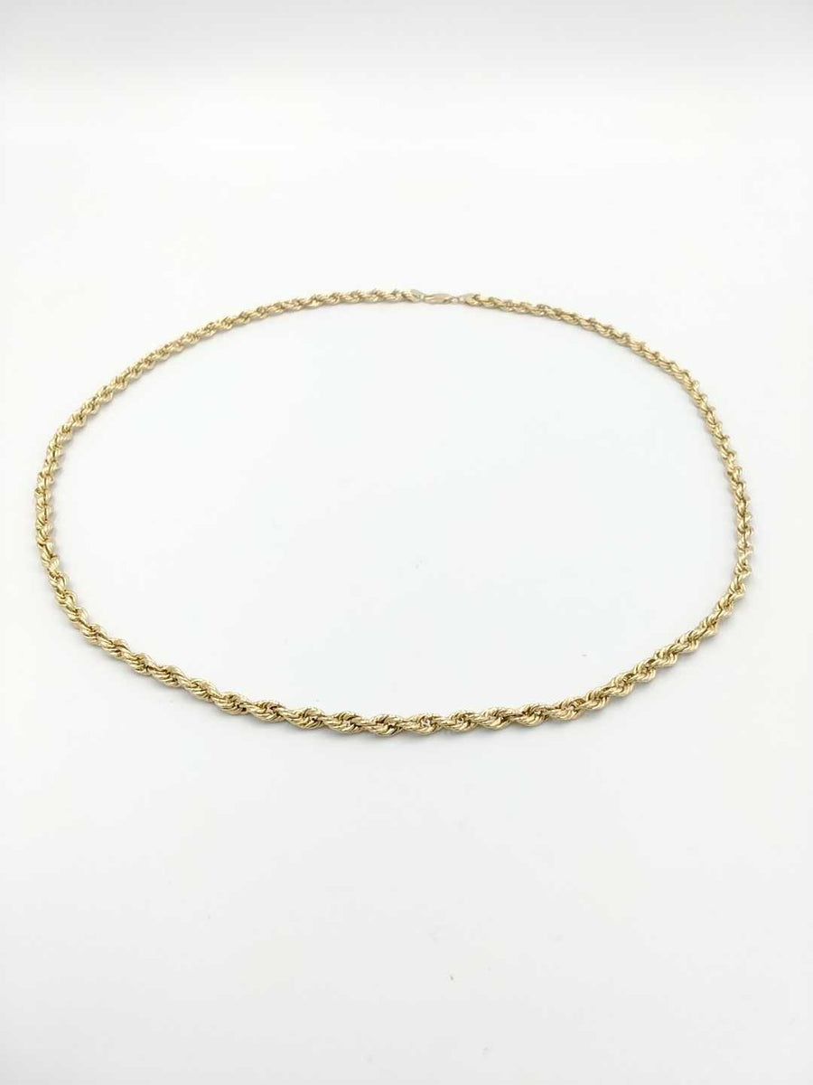 Rope Chain - Yellow Gold 10k (.417) 9.4 grams 25 inch