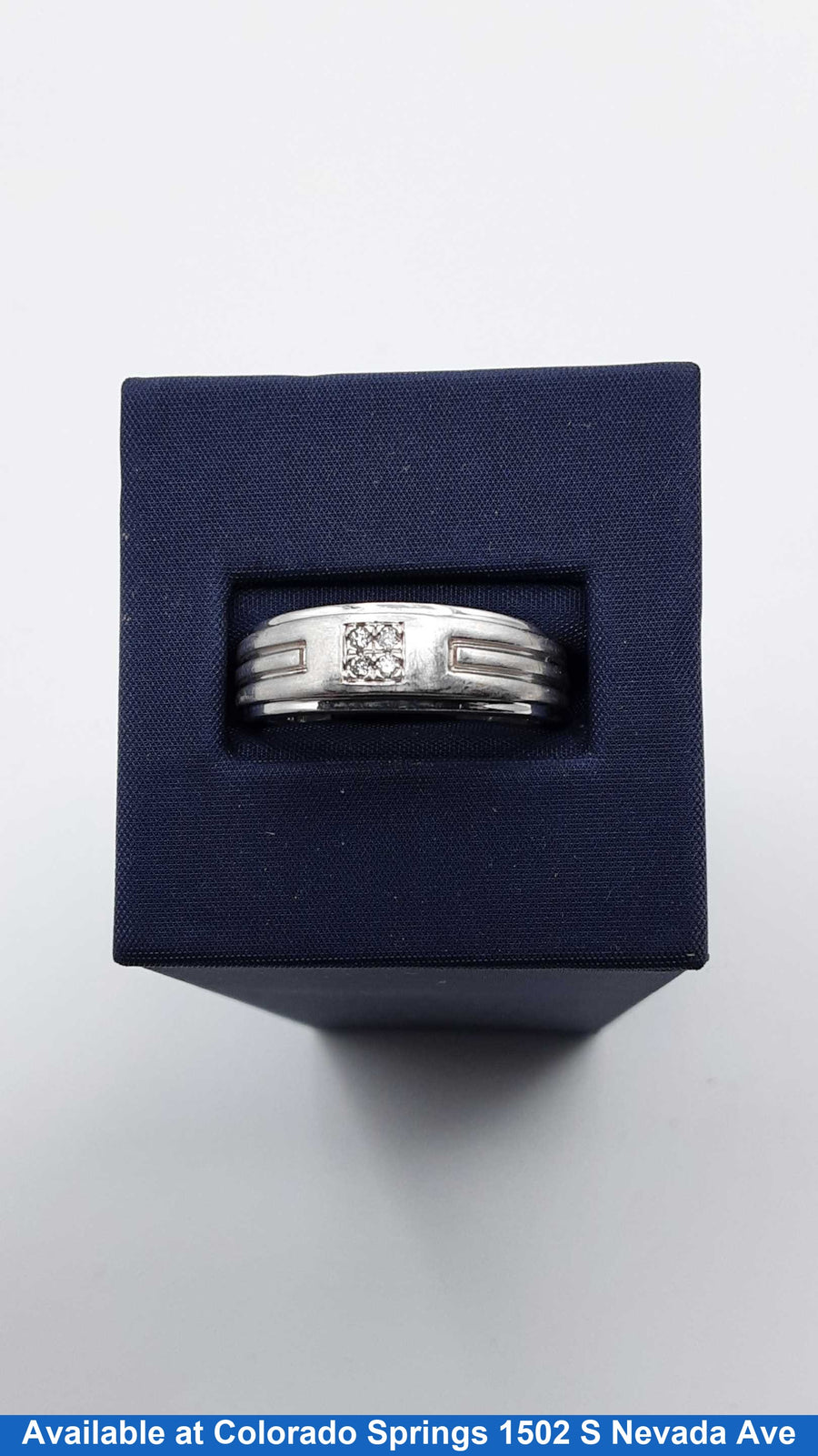 Ring - Wedding Band - White Gold 10k (.417) 5 grams Size 10