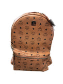Mcm Viestos Coated Canvas Brown Backpack / Briefcase / Bag
