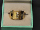 Men's Ring - Yellow Gold 14k (.585) 4.2 grams Size 11