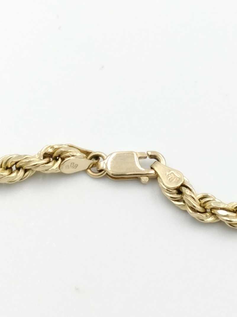 Rope Chain - Yellow Gold 10k (.417) 8 grams 24 inch