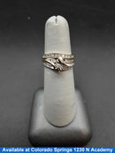 Ring - Wedding Set - Yellow Gold 10k (.417) 3.7 grams Size 9