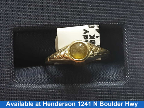 Women's Ring - Yellow Gold 10k (.417) 0.9 grams Size 2