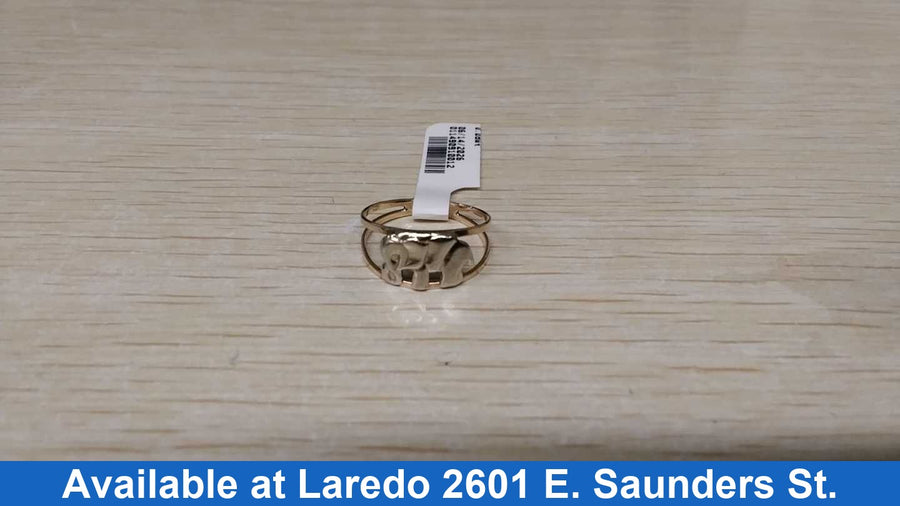 Women's Ring - Yellow Gold 10k (.417) 1.2 grams Size 8