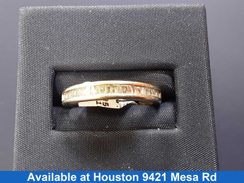 Ring - Wedding Band - White Gold 10k (.417) 2.5 grams Size 7