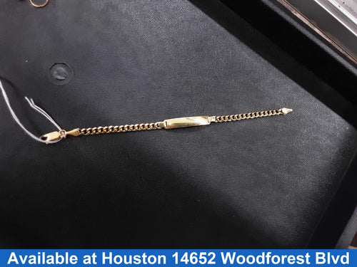 ID Bracelet - Yellow Gold 14k (.585) 6.7 grams 8 inch