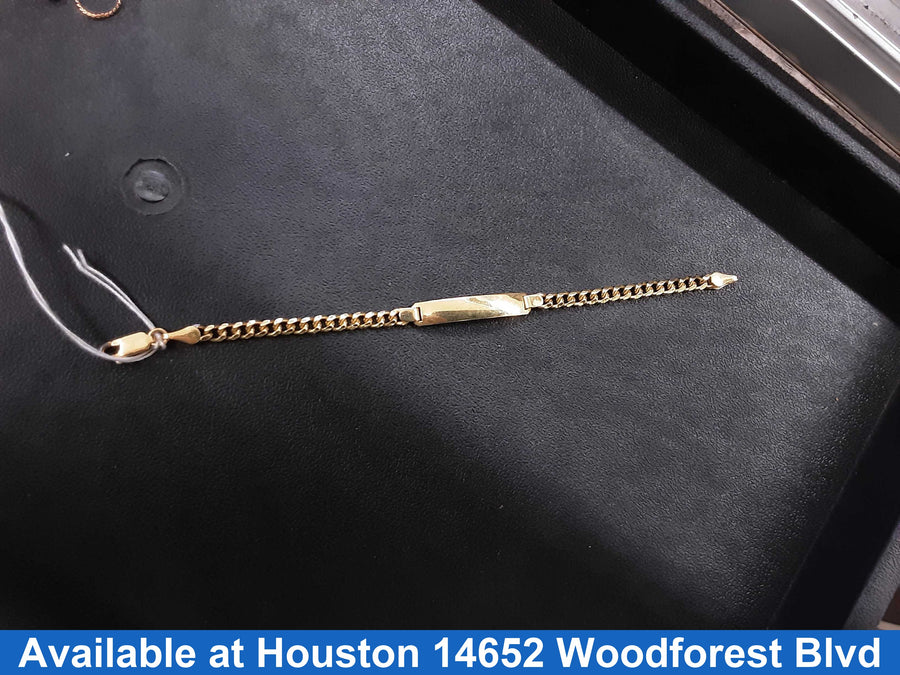 ID Bracelet - Yellow Gold 14k (.585) 6.7 grams 8 inch