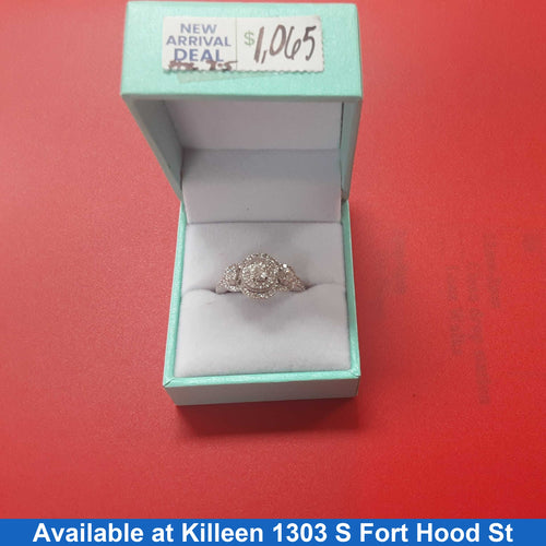 Women's Ring - White Gold 14k (.585) 4.9 grams Size 20