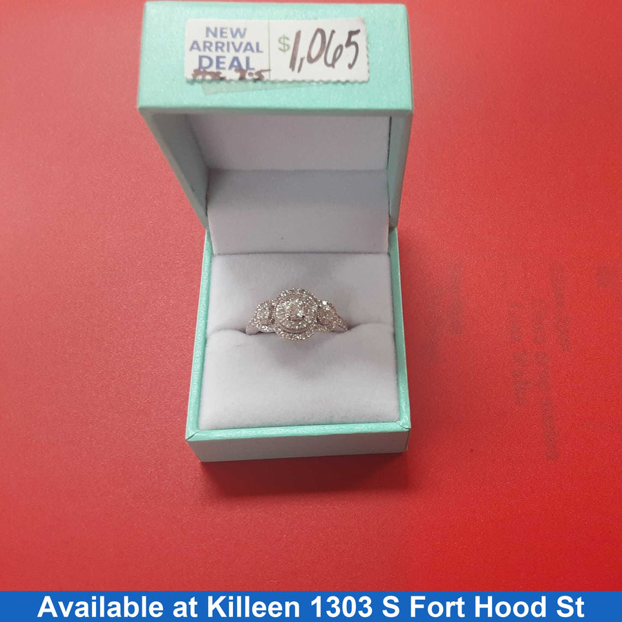 Women's Ring - White Gold 14k (.585) 4.9 grams Size 20