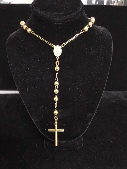 Bead Chain - Yellow Gold 14k (.585) 24.9 grams 24 inch