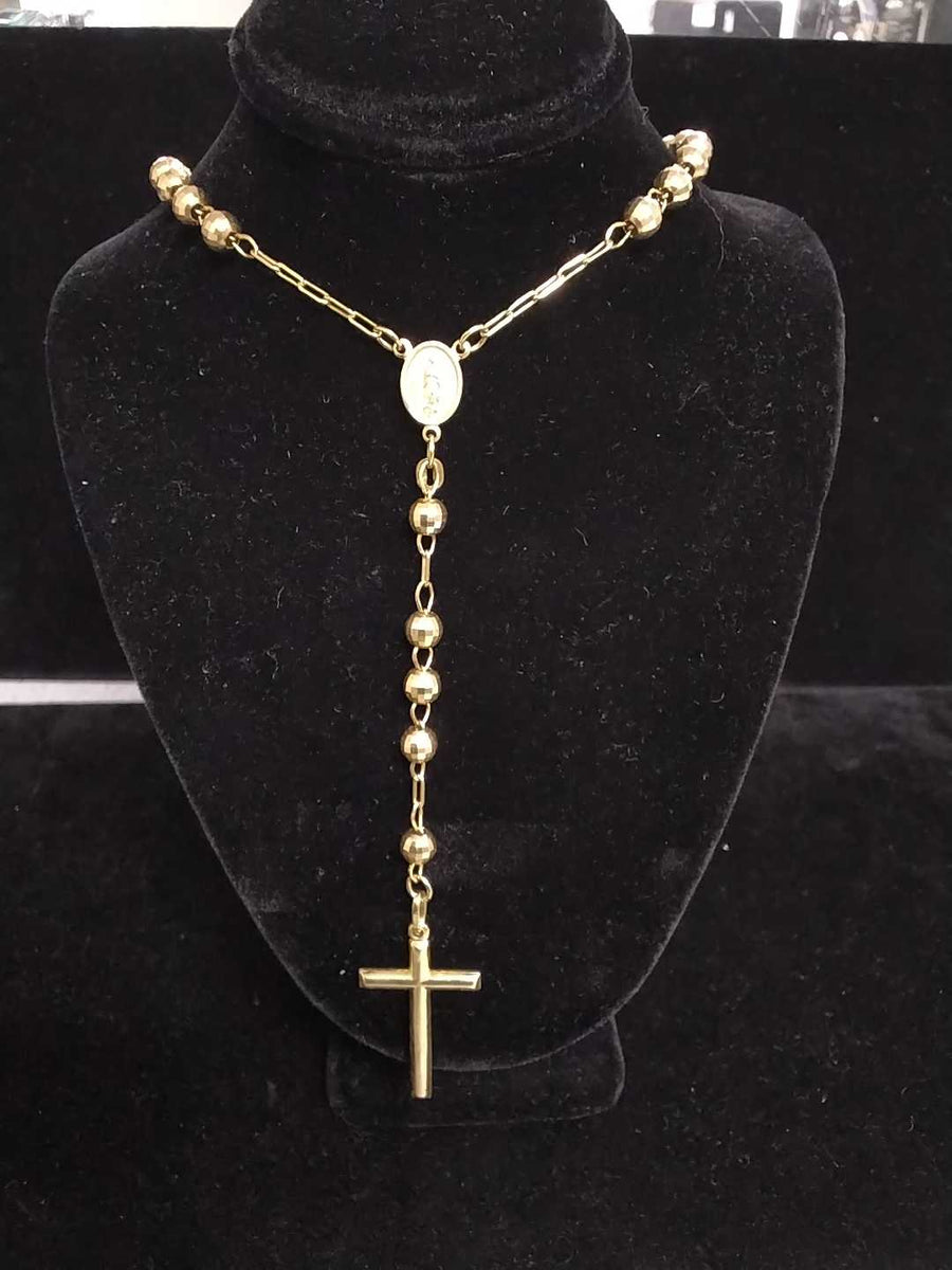 Bead Chain - Yellow Gold 14k (.585) 24.9 grams 24 inch