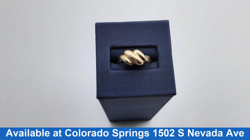 Women's Ring - Yellow Gold 10k (.417) 1.8 grams Size 7.5