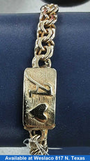 ID Bracelet - Yellow Gold 10k (.417) 23.8 grams 8 inch