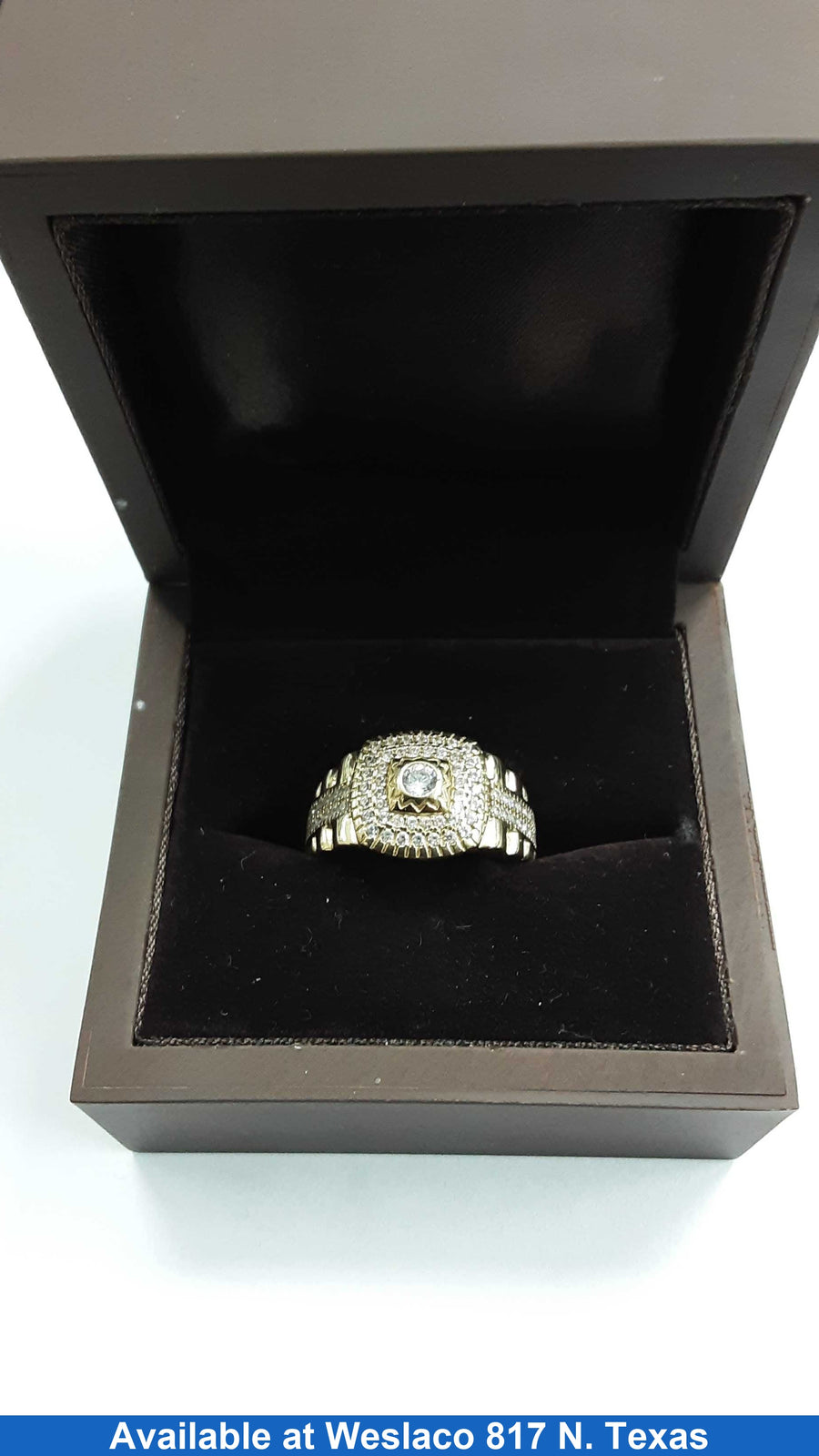 Men's Ring - Yellow Gold 10k (.417) 6.6 grams Size 10.5