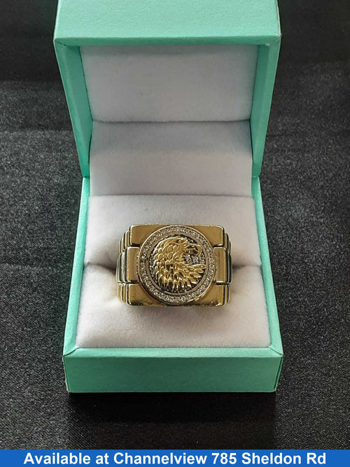 Men's Ring - Yellow Gold 14k (.585) 14.4 grams Size 9.5