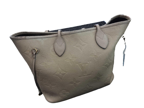 Louis Vuitton Neverfull Mm Beige / Tan Purse / Handbag