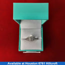 Women's Ring - Solitaire - White Gold 14k (.585) 4.9 grams Size 7.5