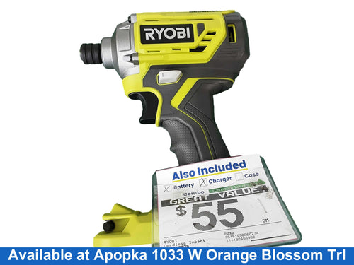 Ryobi P239 Green Cordless Impact Drill