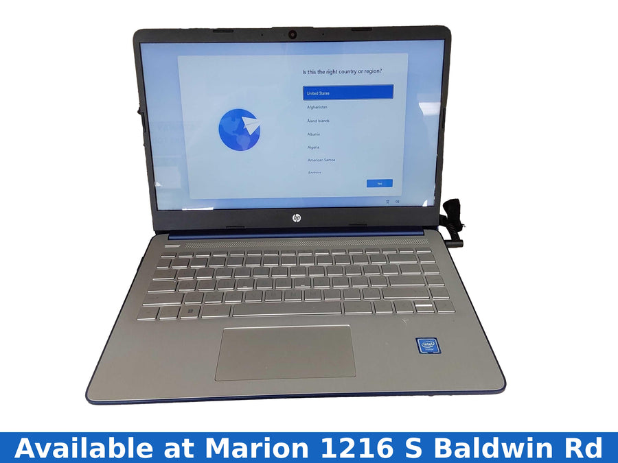 Hp 14-dq0714ds Intel Celeron 8 Gb 500 Gb Blue Laptop