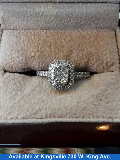 Women's Ring - White Gold 10k (.417) 2.1 grams Size 7