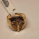 Women's Ring - Solitaire - Yellow Gold 10k (.417) 8 grams Size 8