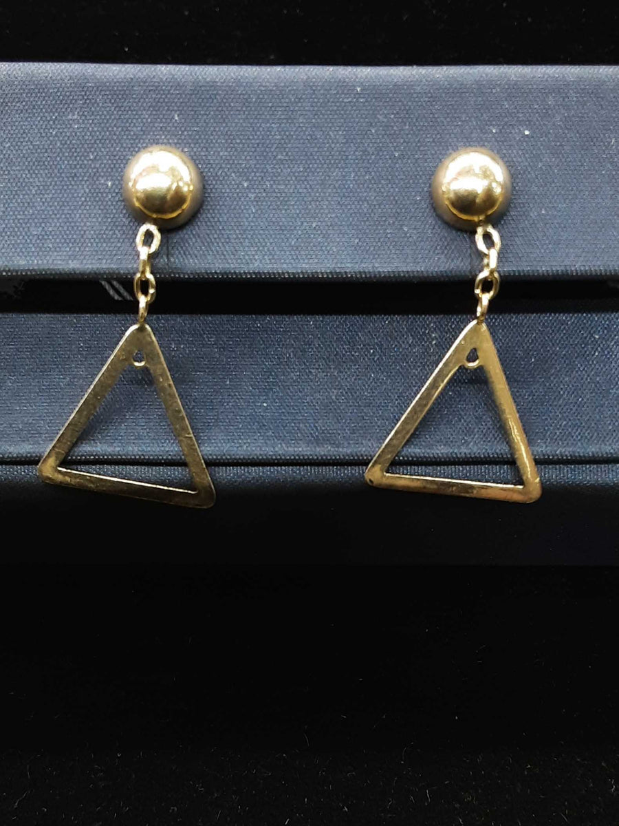 Earrings - Yellow Gold 14k (.585) 2.4 grams