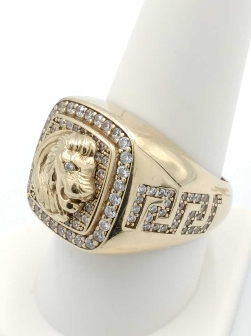 Men's Ring - Yellow Gold 10k (.417) 7.6 grams Size 9