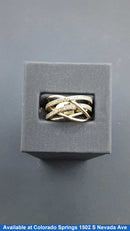 Women's Ring - White Gold 10k (.417) 5.6 grams Size 20