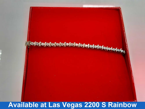 Tennis Bracelet - Yellow Gold 14k (.585) 7.1 grams 7 inch