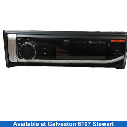 Dual Xd18bt Black Car Audio System
