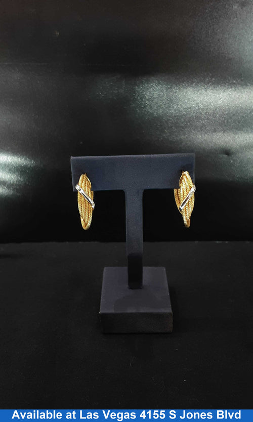 Earrings - Yellow Gold 14k (.585) 3.3 grams