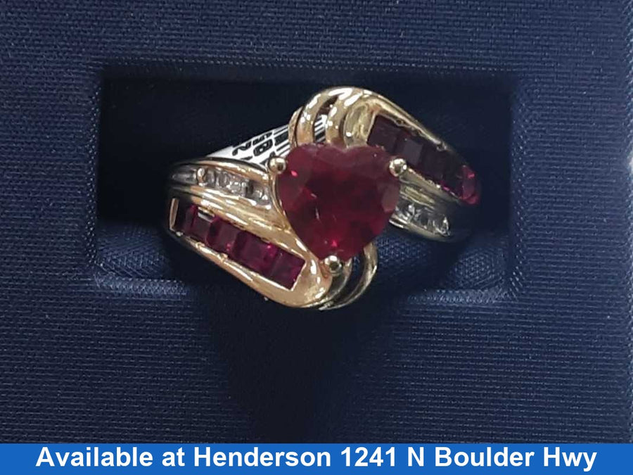 Women's Ring - Yellow Gold 10k (.417) 3 grams Size 20