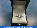 Ring - Engagement Set - White Gold 14k (.585) 4.7 grams Size 5