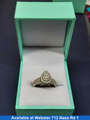 Women's Ring - Anniversary - White Gold 14k (.585) 6.1 grams Size 6.5