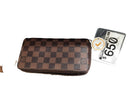 Louis Vuiton Damier Ebene Canvas Brown Wallet
