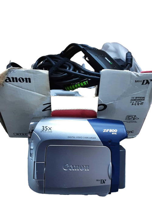 Canon Zr800 A Blue Digital Camcorder