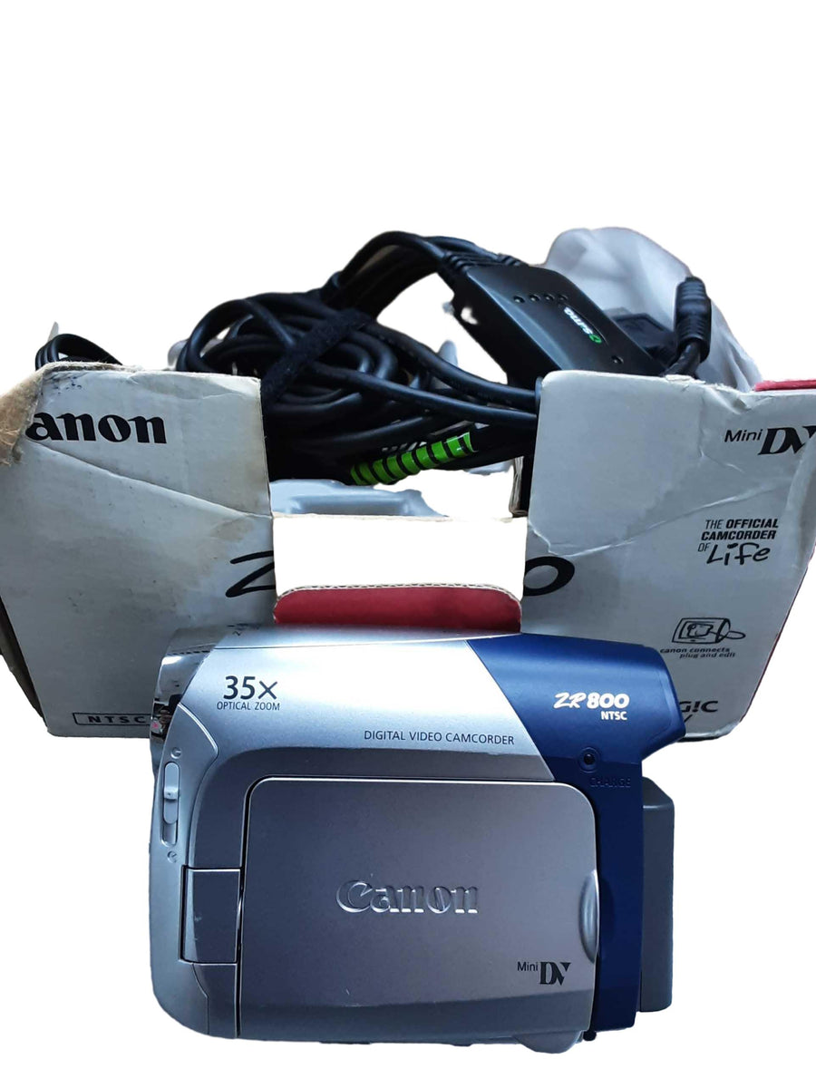 Canon Zr800 A Blue Digital Camcorder