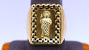 Men's Ring - Yellow Gold 10k (.417) 7.2 grams Size 10
