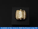 Men's Ring - Yellow Gold 10k (.417) 8.7 grams Size 11