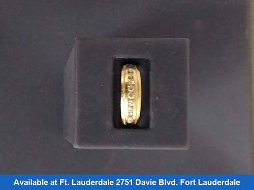 Ring - Wedding Band - Yellow Gold 10k (.417) 4.9 grams Size 9.5