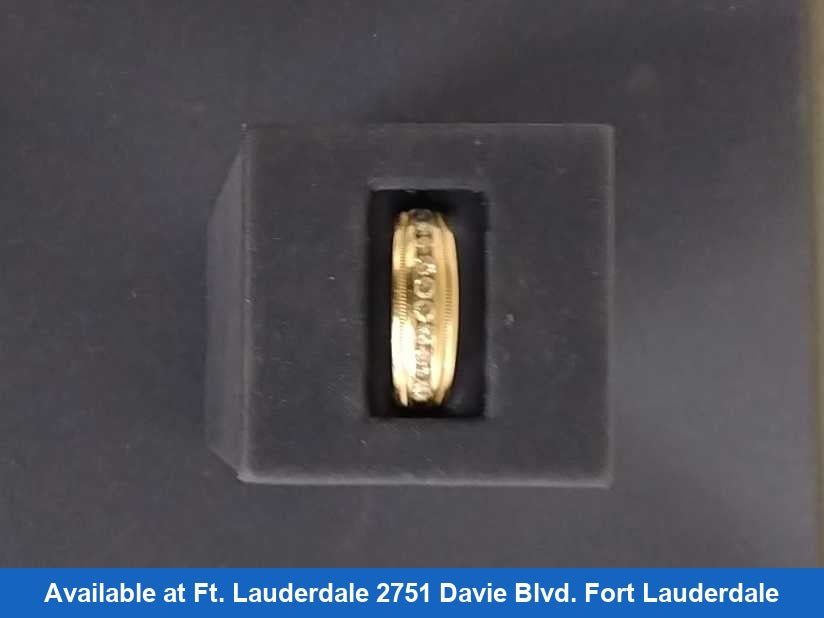 Ring - Wedding Band - Yellow Gold 10k (.417) 4.9 grams Size 9.5