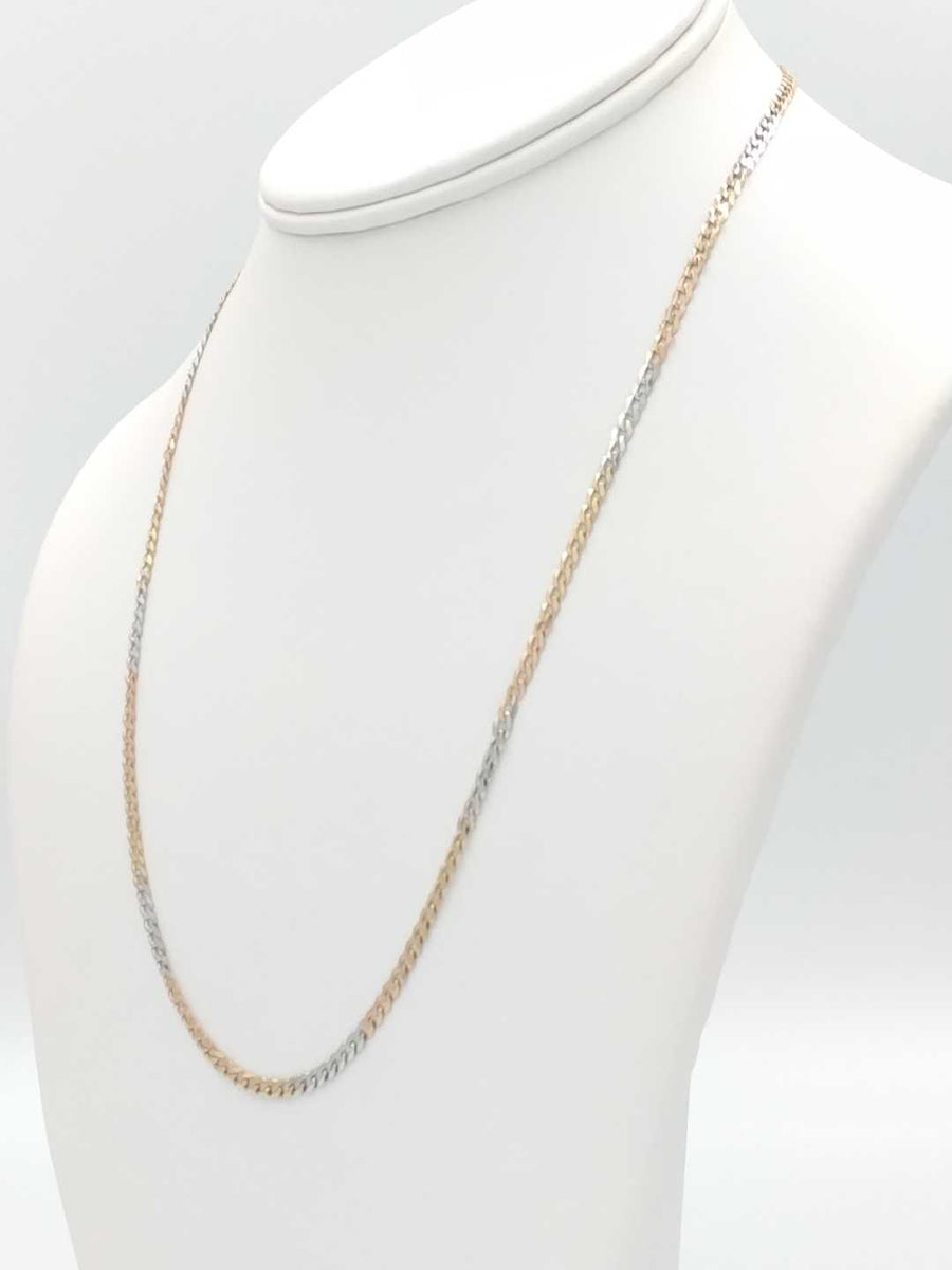 Chain - Tricolor Gold 10k (.417) 5 grams 20 inch