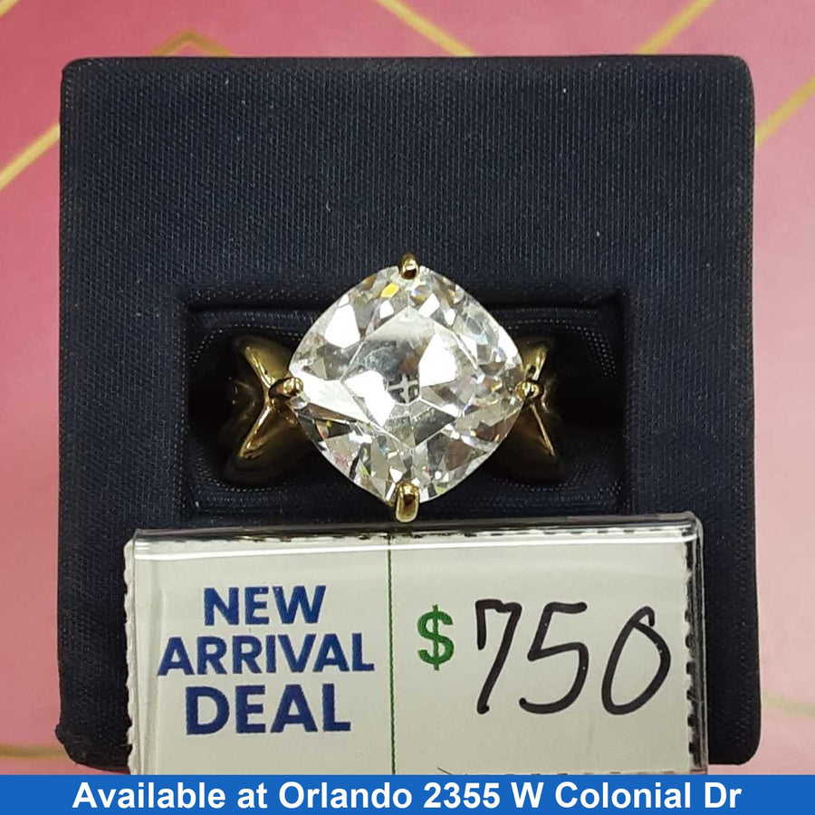 Women's Ring - Yellow Gold 10k (.417) 6.3 grams Size 6